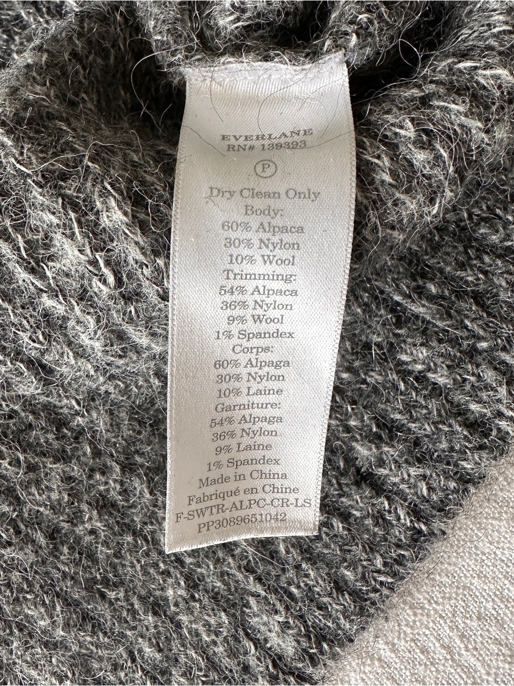 Everlane Alpaca Ribbed Sweater - Picture 4 of 4
